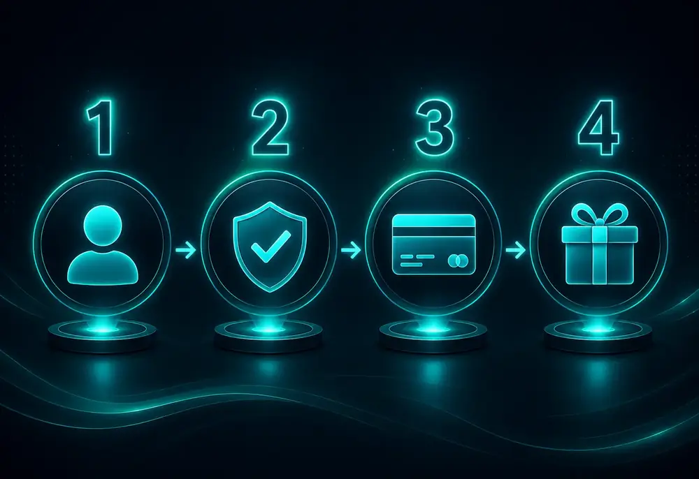 Time4Bets registration and verification steps