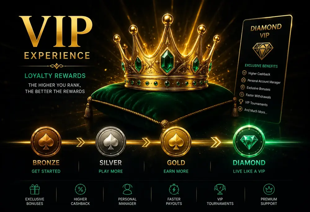 Time4Bets VIP and casino loyalty concept