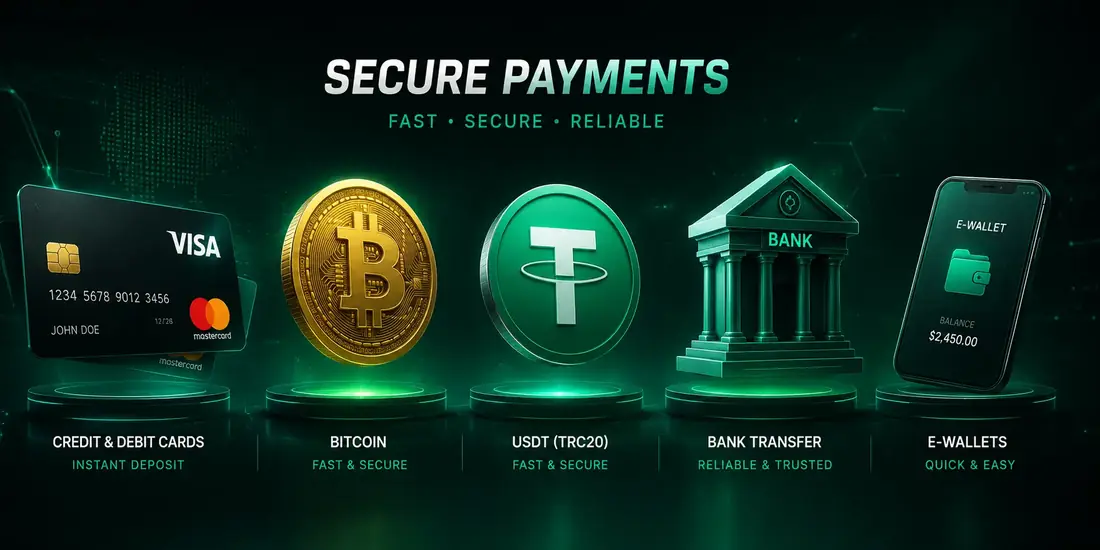 Time4Bets payment methods and payout routes